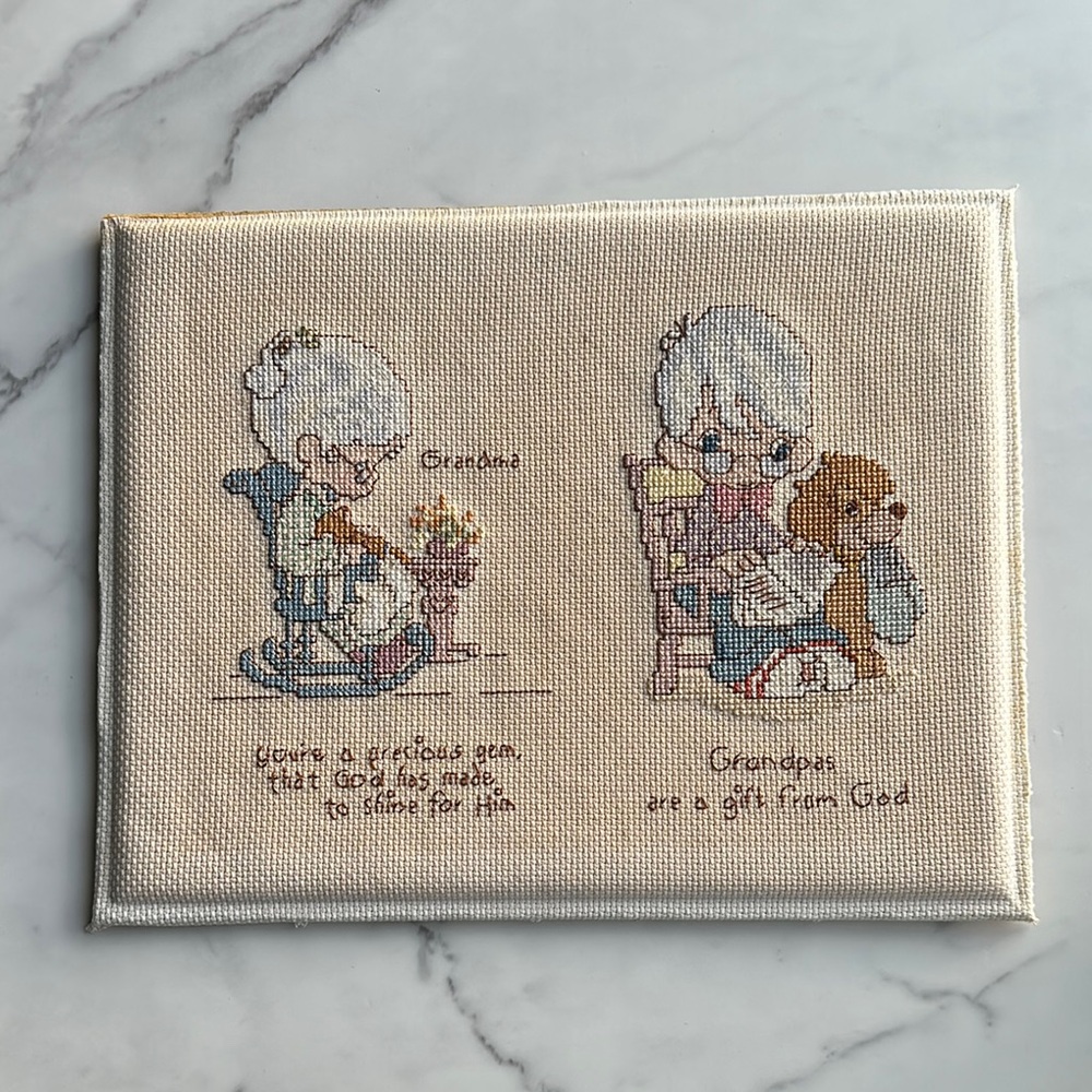 Grandparents Cross Stitch Art